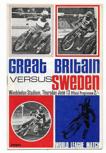 Speedway programme june - programme,