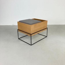 HUBSCH OAK TELEPHONE SEAT