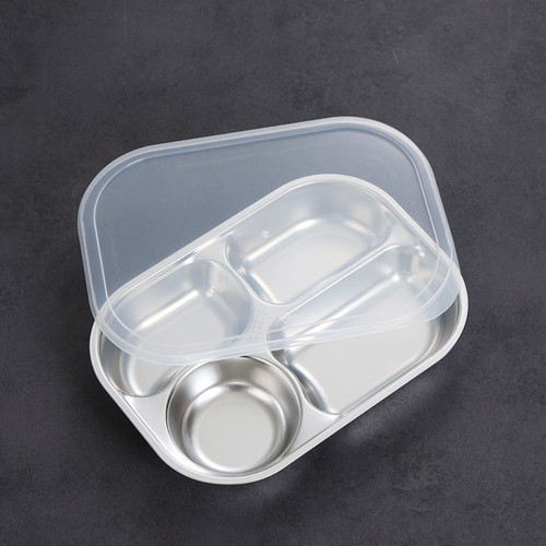 Stainless steel divided dinner - stainless,