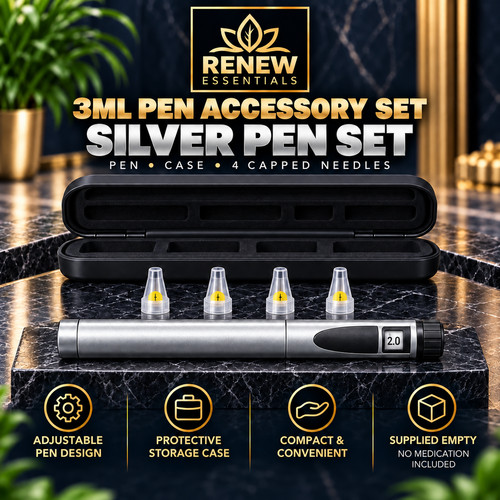 Silver 3ml pen accessory - silver,