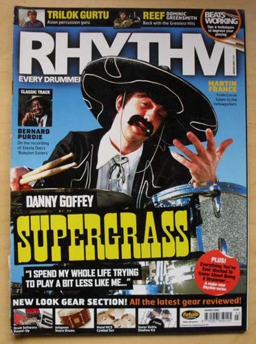 Supergrass rhythm magazine - rhythm,