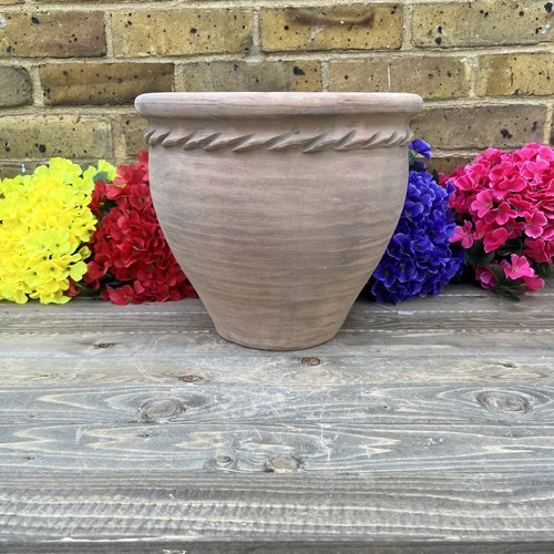 Terracotta pot hand - pot, made