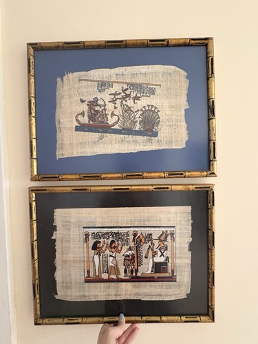 Pair vintage egyptian - pair,