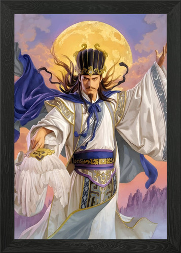 Chinese fantasy warrior framed - chinese,
