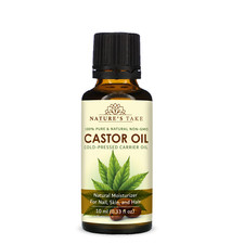 100% Pure Organic Castor Oil for Eyelashes Eyebrows Hair Growth Body Care Oil