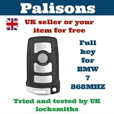 Full Remote Key Fob For BMW 7 2002-2008  868mhz 3 Button E65 E66 E67 E68