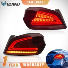VLAND LED Tail Lights For Subaru WRX 2014-21 Rear Lamp w/Switchback Turn Signal