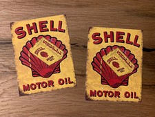 2x shell decal sticker USA V8