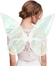 LED Fairy Wings Butterfly Sequin Wings Glowing Elf Costume Accessory for Kids
