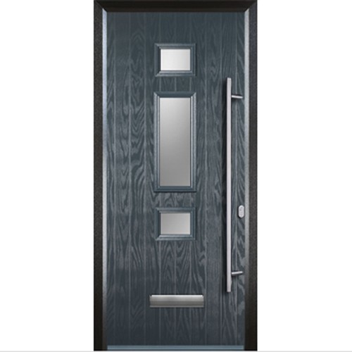 Anthracite grey mid square - anthracite, mid-3-square