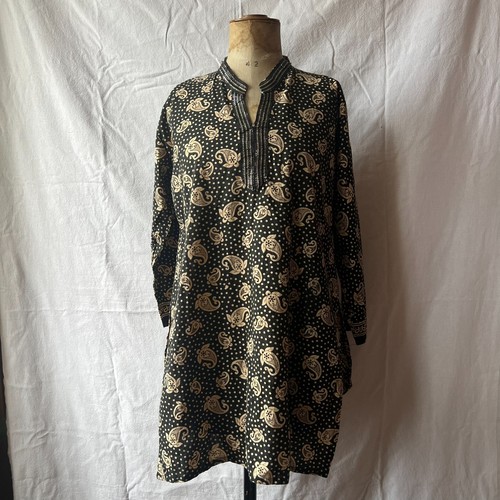 Indian cotton paisley print - paisley,