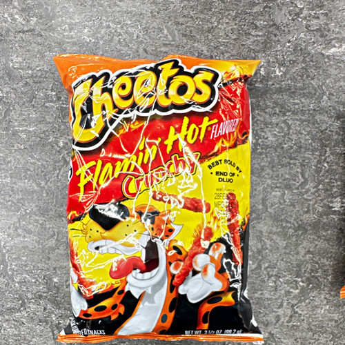 Cheetos flamin hot crunchy - hot,