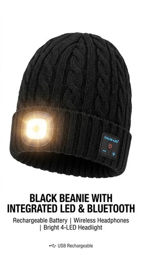 Bluetooth led light - light, hat