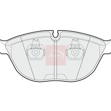 APEC Brake Pad Set, disc brake