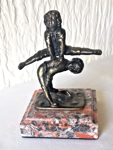 Sculpture children playing - sculpture,