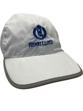 Henri Lloyd White Baseball Cap Polyester Adjustable Strap T2247 SC1