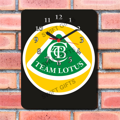 Team lotus design wall clock - design,