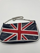 RARE Dr. Doc Martens Union Jack Envelope Leather Bag Purse Handbag Clutch