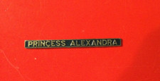 O GAUGE NAME PLATE "PRINCESS ALEXANDRA"