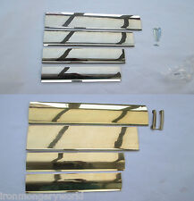 IN 3 Finishes polished brass