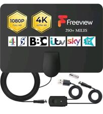 【2023 Upgraded】TV Aerial Indoor - Amplified TV with Booster... 