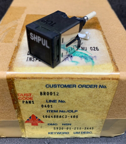 Aircraft push switch - aircraft,