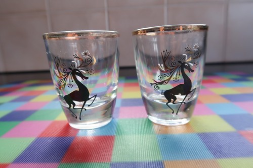 Vintage retro reindeer - , atomic