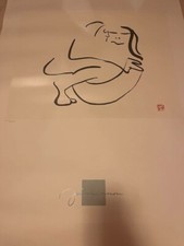 John Lennon Yoko Ono Lithograph Limited Edition Lithograph Signed