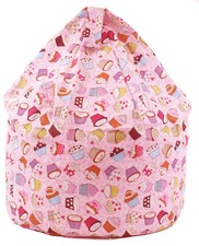 Child Size Pink Cupcake / Baking Bean Bag With Beans By Bean Lazy