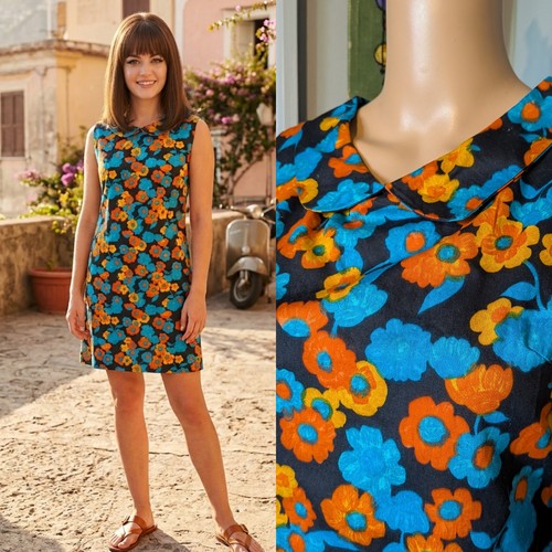 Vintage 60s cotton collar - cotton,