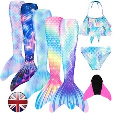 Kids Mermaid Tail With Monofin