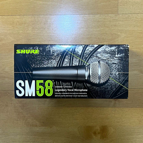 Shure sm58s dynamic cardioid - shure,