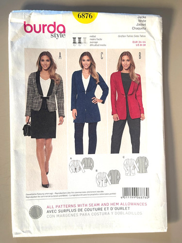 Burda misses jacket - burda, pattern