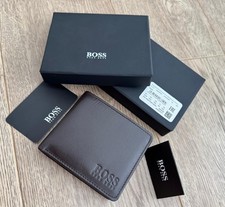 New  Hugo Boss brown Leather