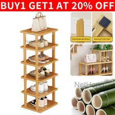 6Tier Wooden Shoe Rack Tall