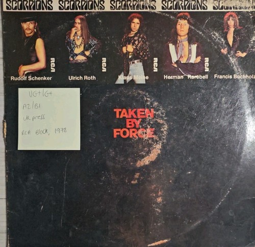 Scorpions taken force vinyl - force,