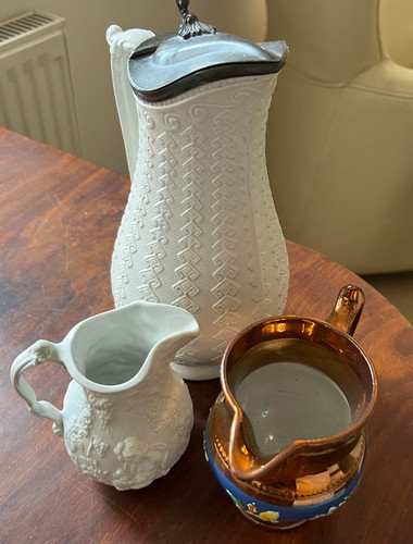 Jugs jug victorian lid - ;,