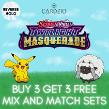 Pokemon - Twilight Masquerade Reverse Holo Singles - Choose Your Card