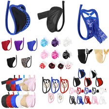 Multi Men's C-string Bulge Pouch C-Back Thongs Briefs Lingerie Underwear Bikinis