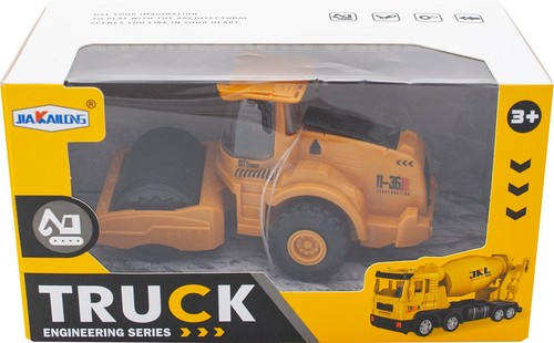 Yellow road roller - road,