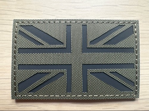 Olive green flag patch - flag,