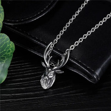 Antlered Deer Head Pendant