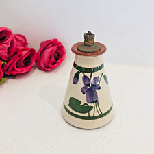 TORQUAY POTTERY DEVON VIOLETS  PERFUME BOTTLE