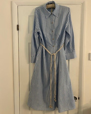 ZARA Woman's Light Blue and