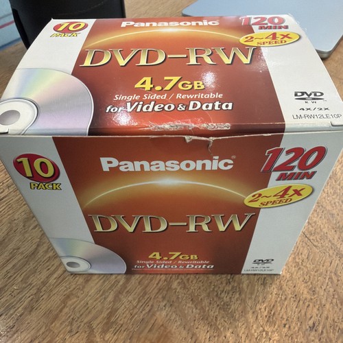 Panasonic dvd discs 7gb - dvd-rw,