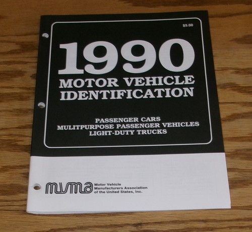 Original 1990 motor vehicle - 1990,