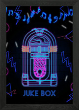 jukebox Framed Wall Art Poster