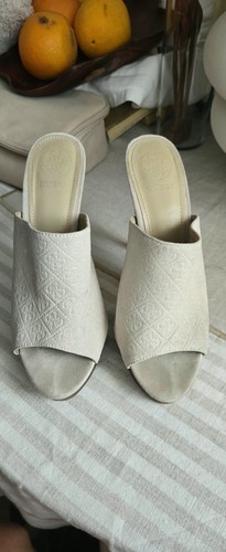 Guess monogram wooden platform - guess,