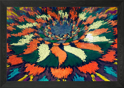 Moroccan mandala framed - moroccan,