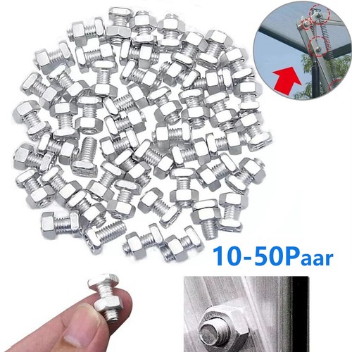 M6x12mm greenhouse bolts - m6x12mm,